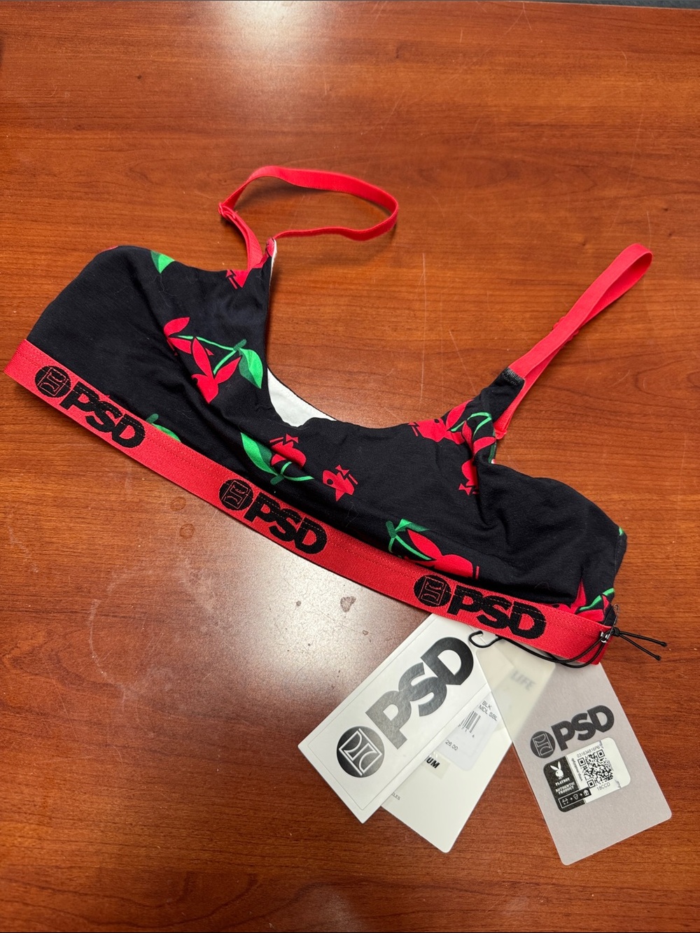 Psd playboy bralette M // 092336